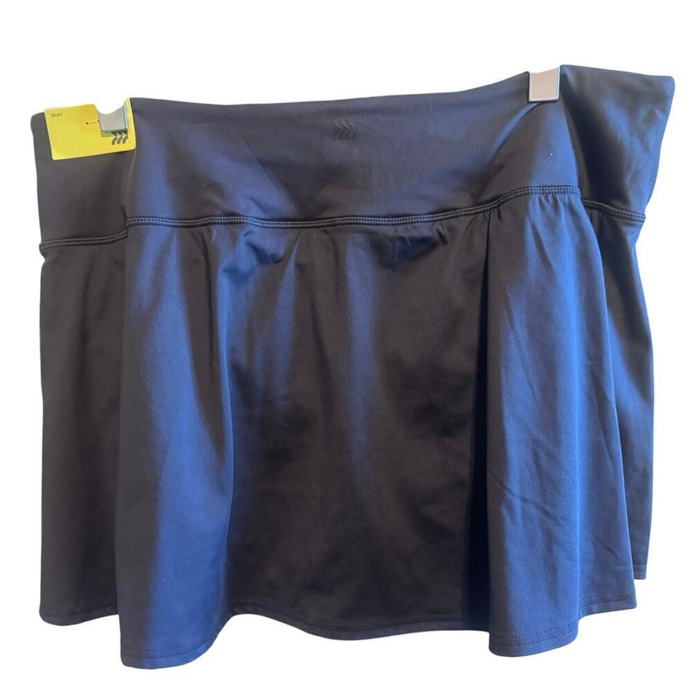 All In Motion Black Knit Circle Skort Women’s Size XXL
